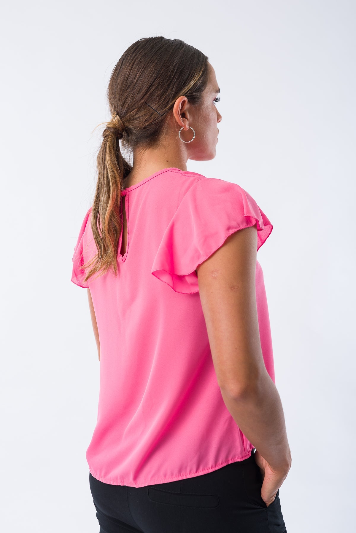 Blusa Elizabeth Fucsia - Viviana Méndez