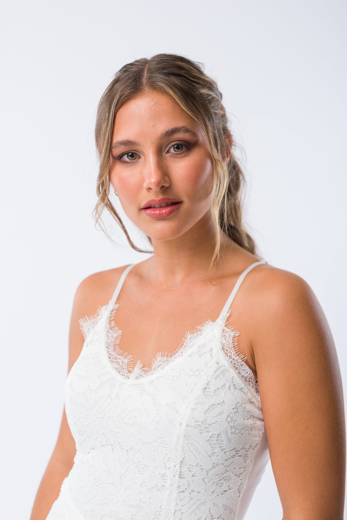 Body Destele Blanco con diseño clásico y ajuste perfecto - vista frontal