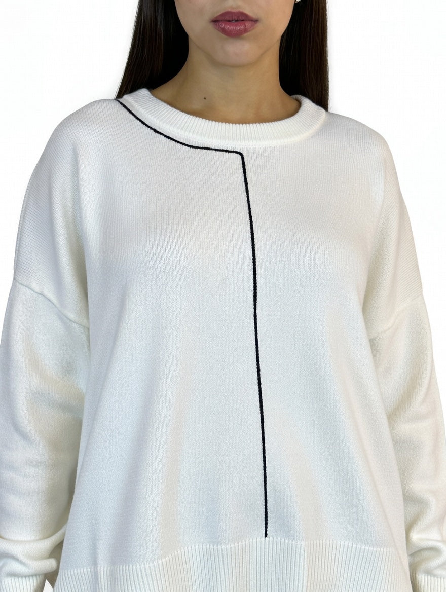 Buzo Noa Blanco - Detalle