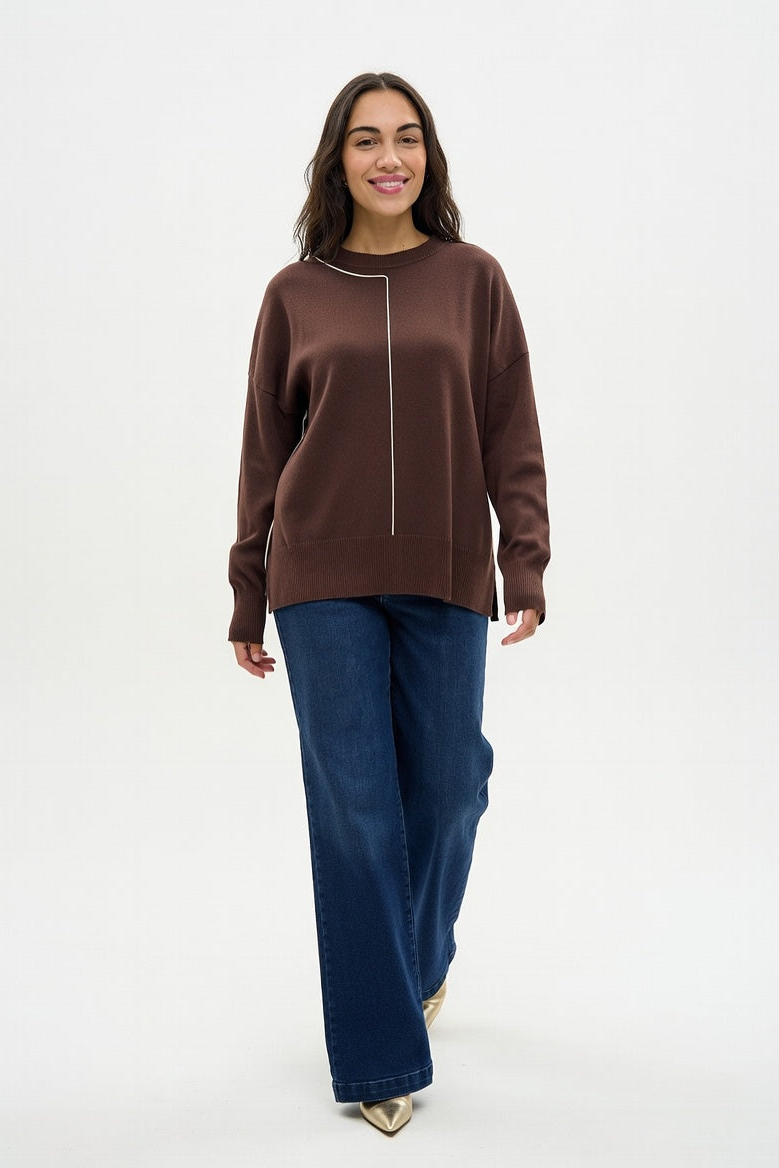 Buzo Noa Marrón - Frente
