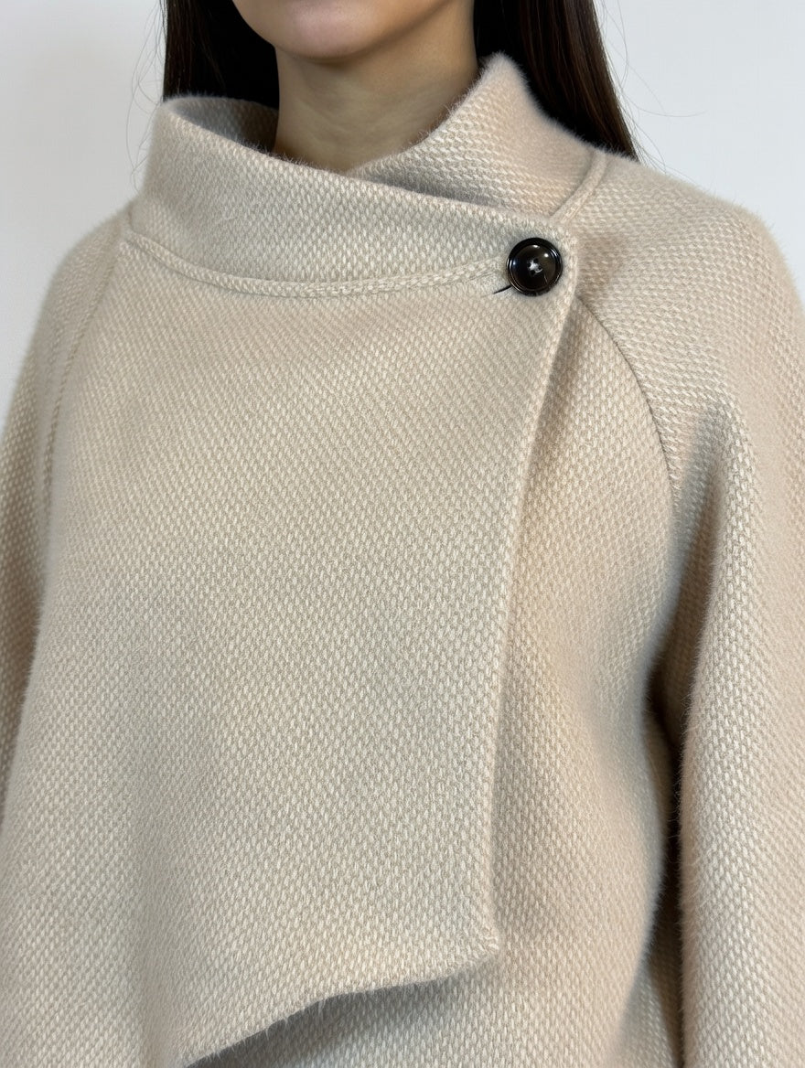 Buzo Serra Beige - Detalle