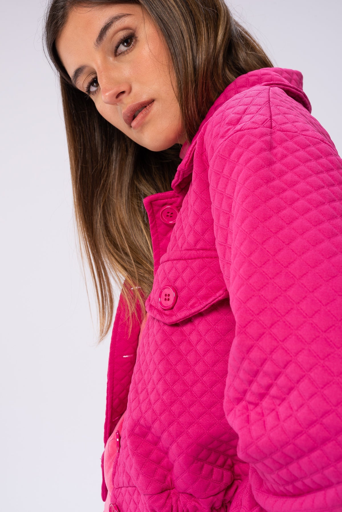 Viviana Méndez - Campera New York Fucsia - Camperas y Chaquetas