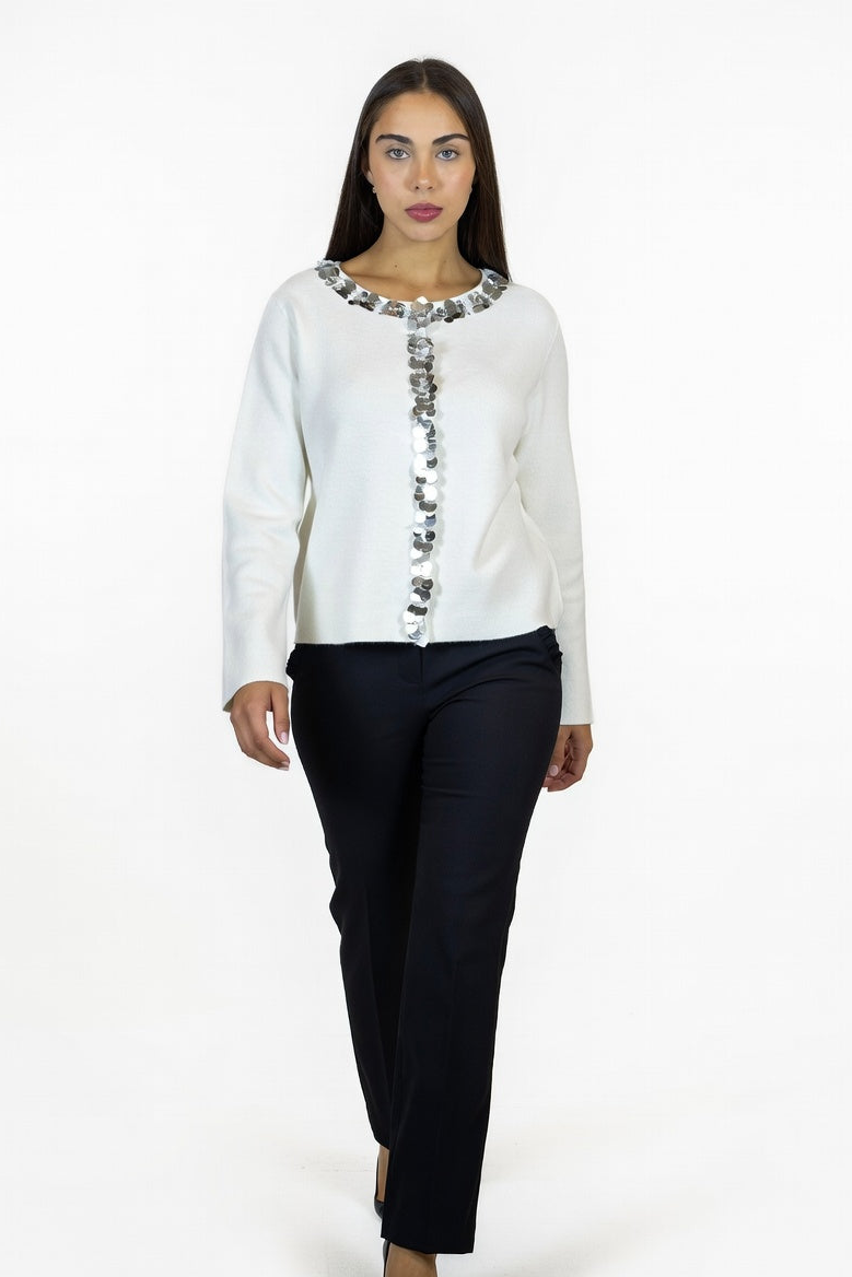 Cardigan Noir Blanco - Walking
