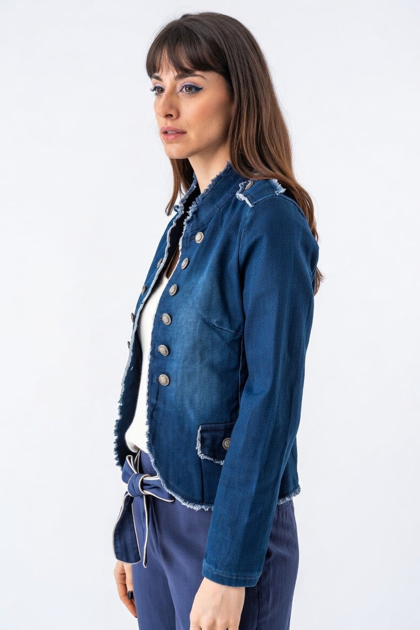 Chaqueta Victoriana Jeans - Costado