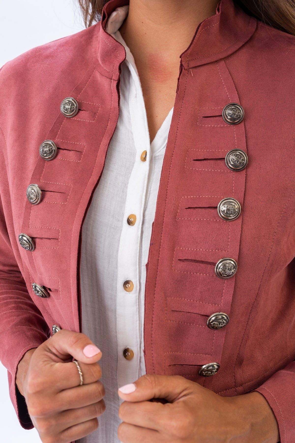 Chaqueta Victoriana Rosa Viejo - Viviana Méndez