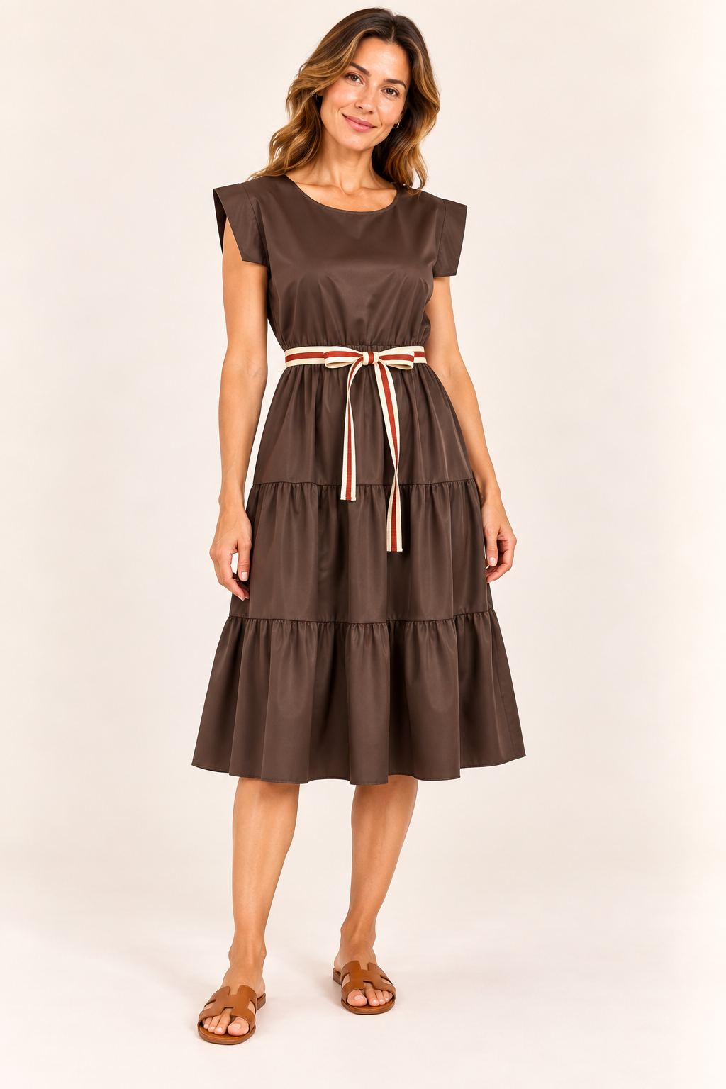 Vestido Acacia Marron