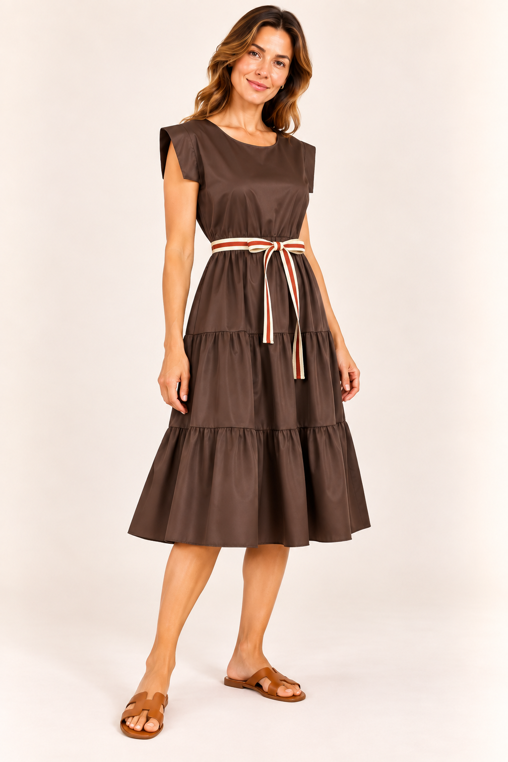 Vestido Acacia Marron