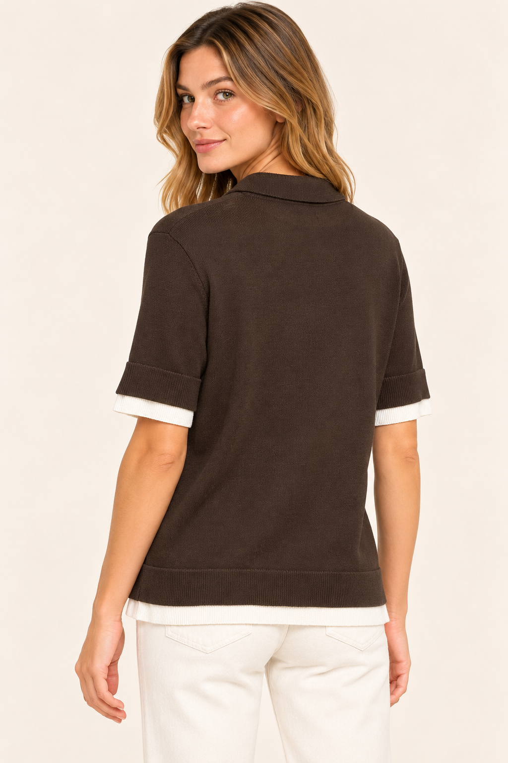 Remera Polo Chocolate