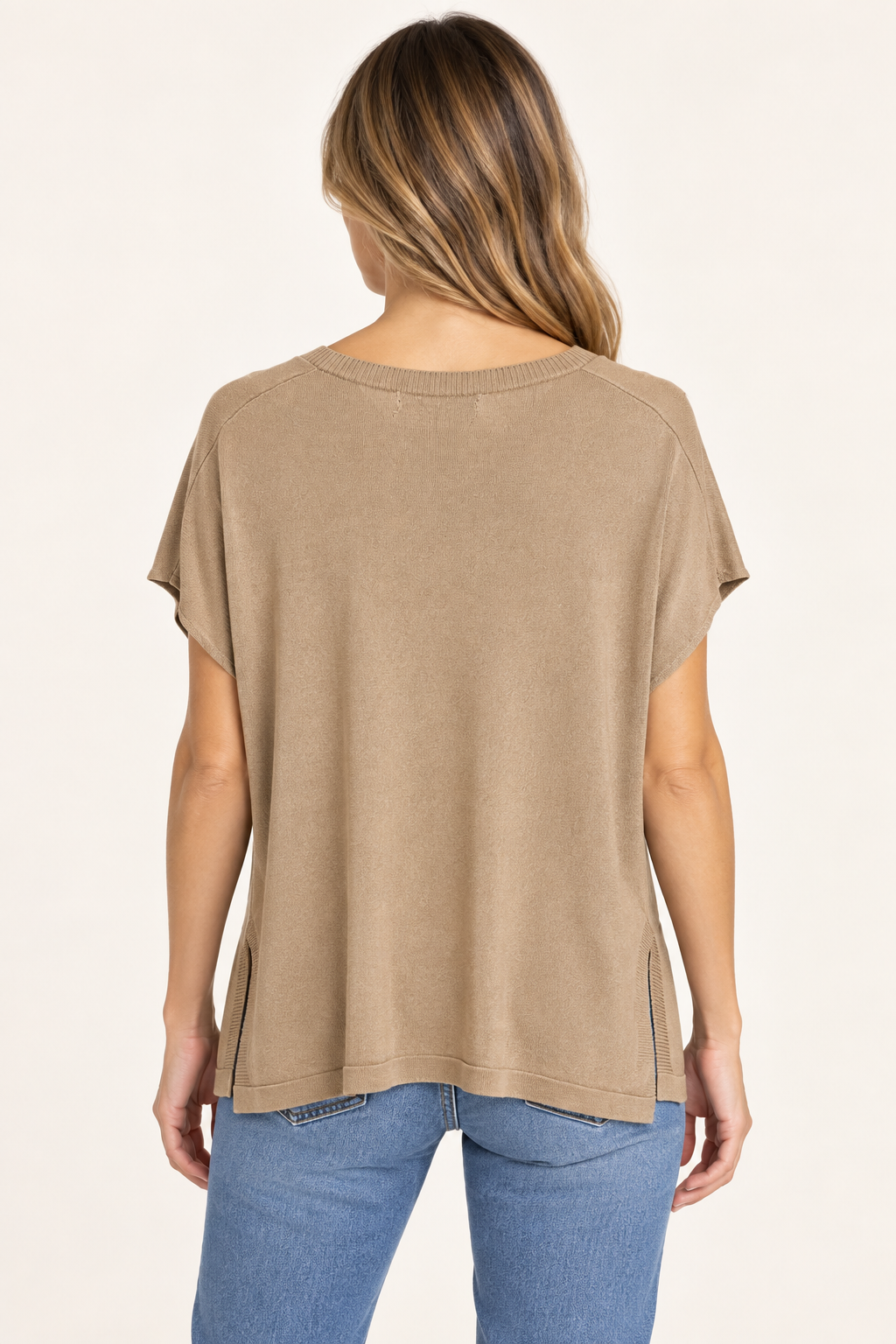 Remera Perla Camel