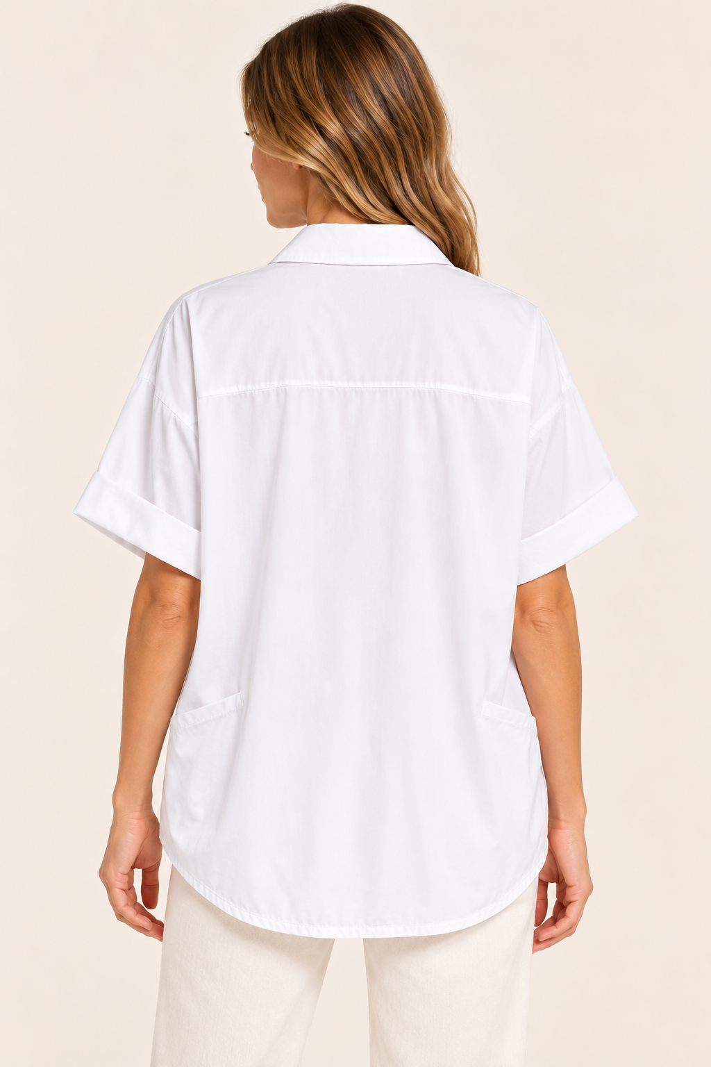 Camisa Marfil Blanca