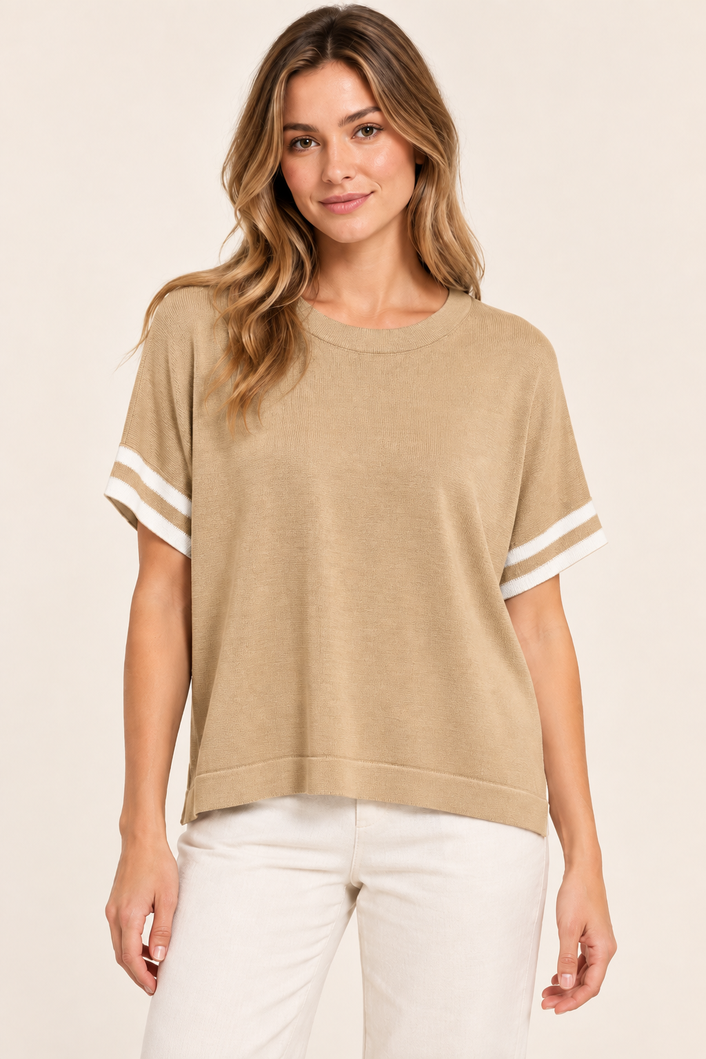 Remera Brisa Camel