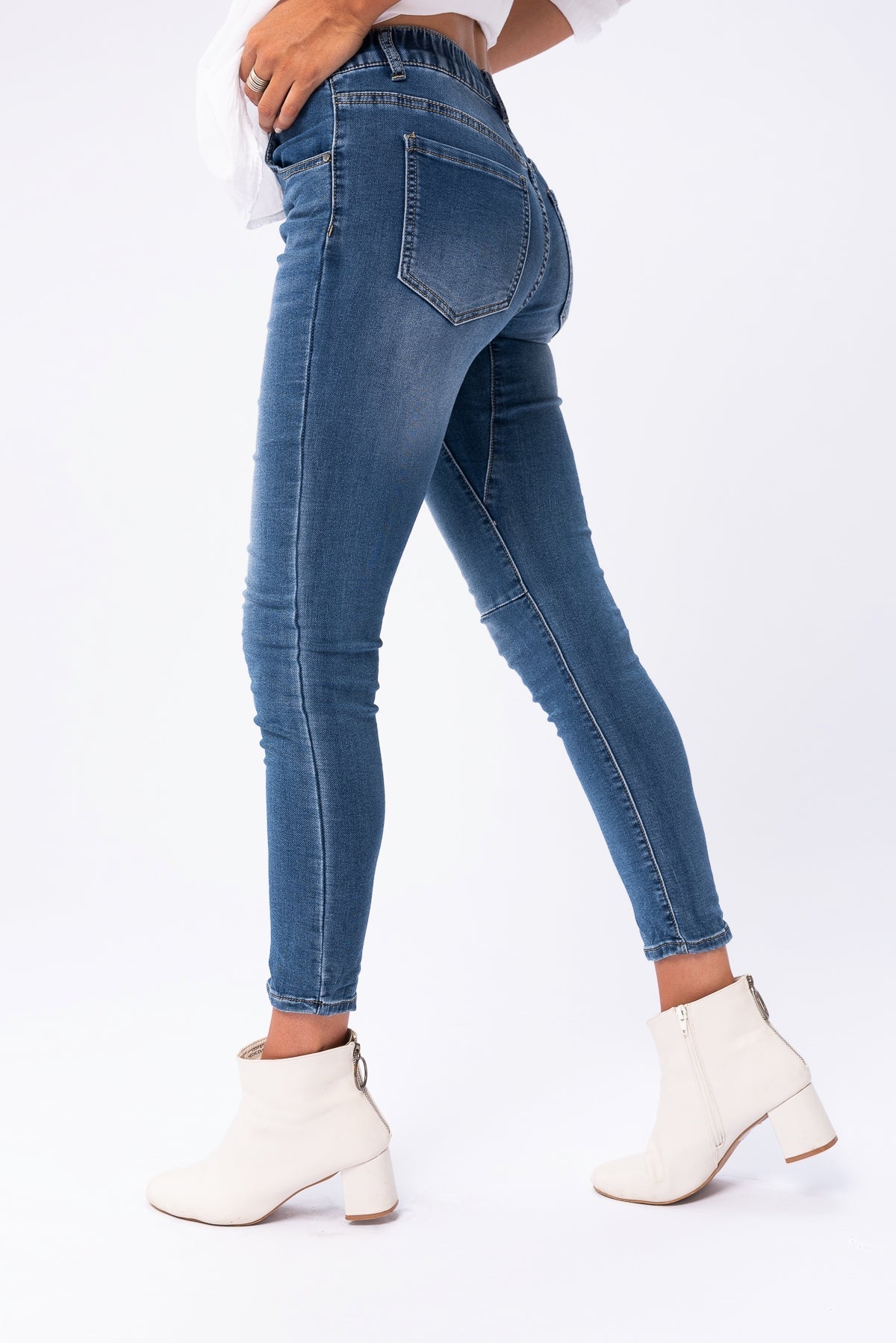 Jeans Chupín Lisa Azul Jeans - Viviana Méndez