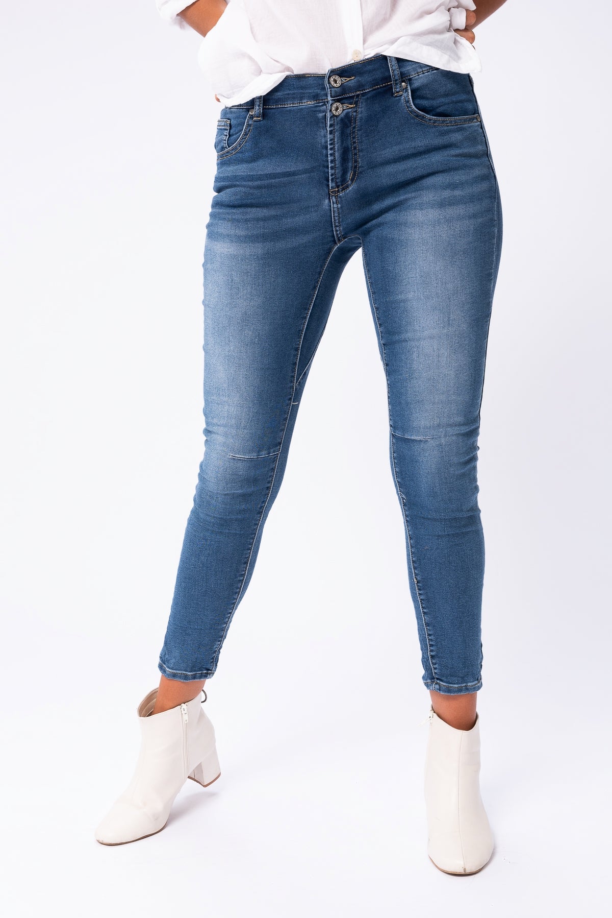 Jeans Chupín Lisa Azul Jeans - Viviana Méndez