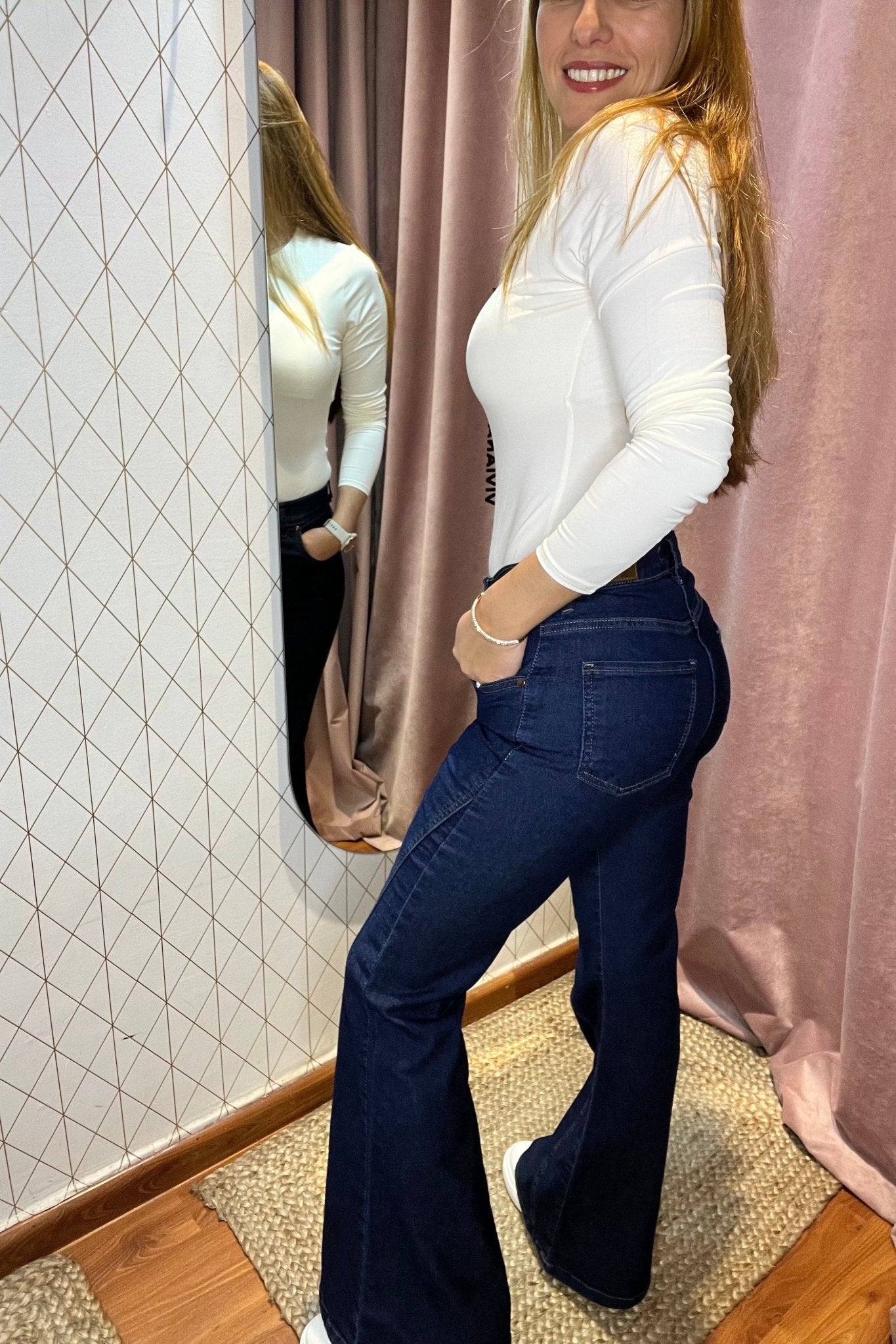 Jeans Lima Azul - Viviana Méndez