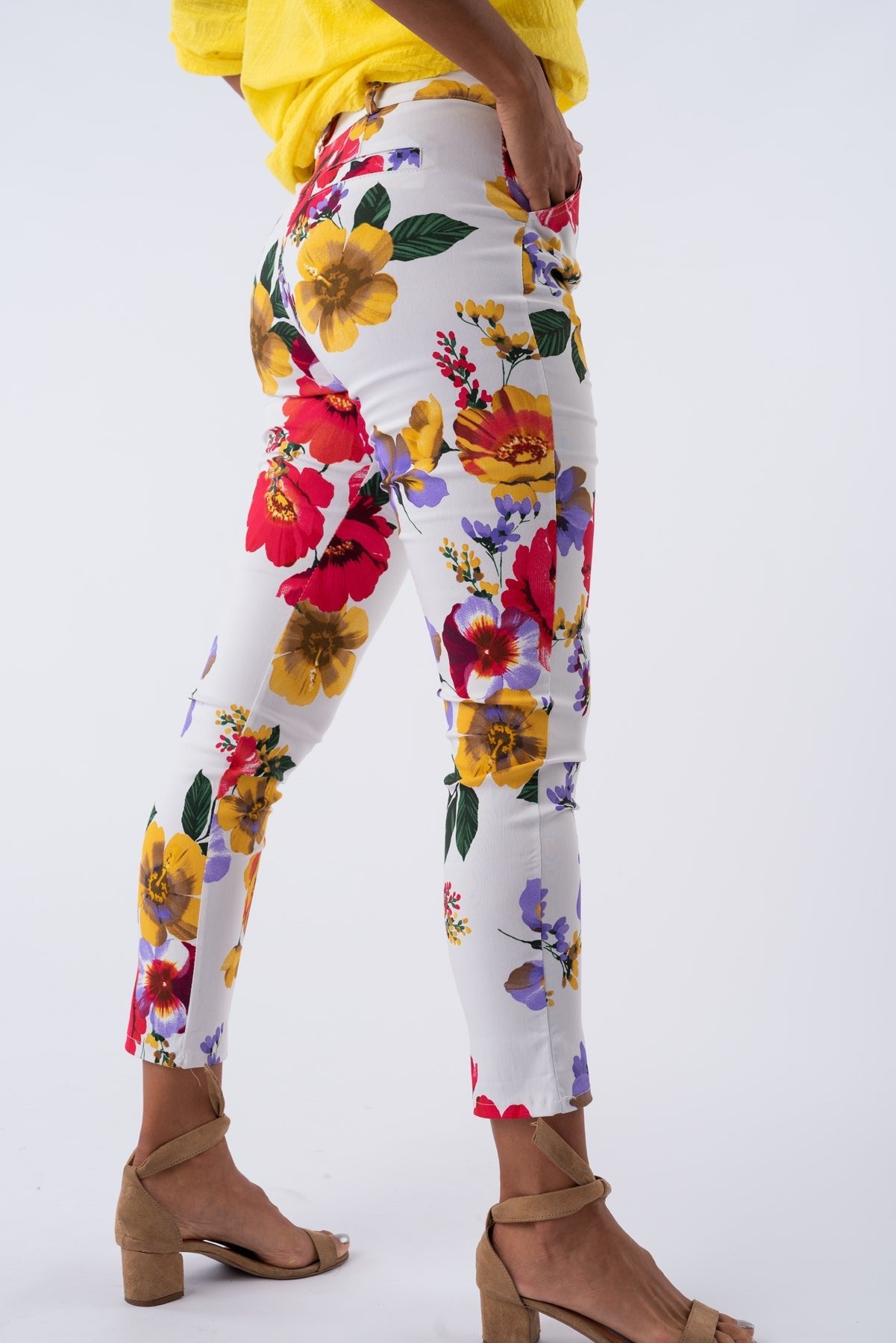 Pantalón Aline Floral - Viviana Méndez