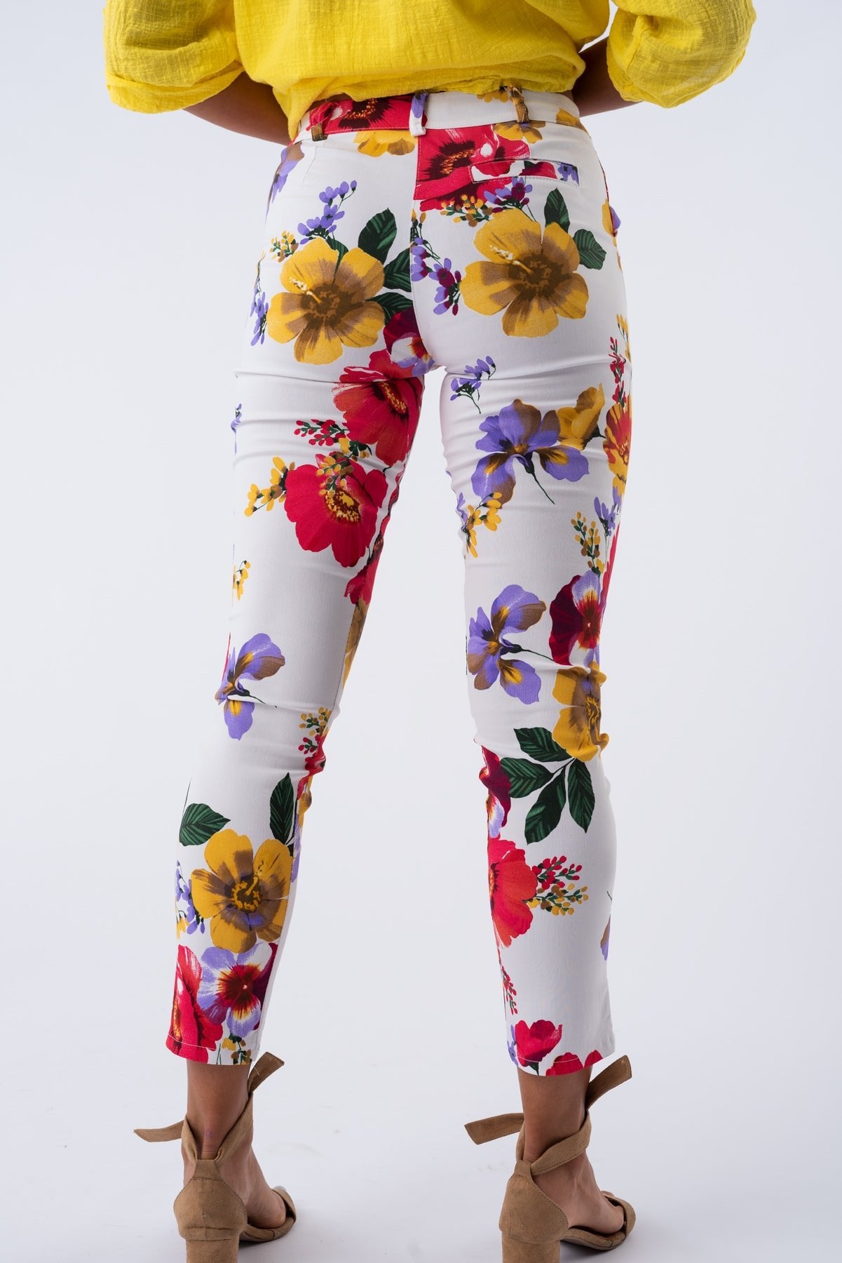 Pantalón Aline Floral - Viviana Méndez