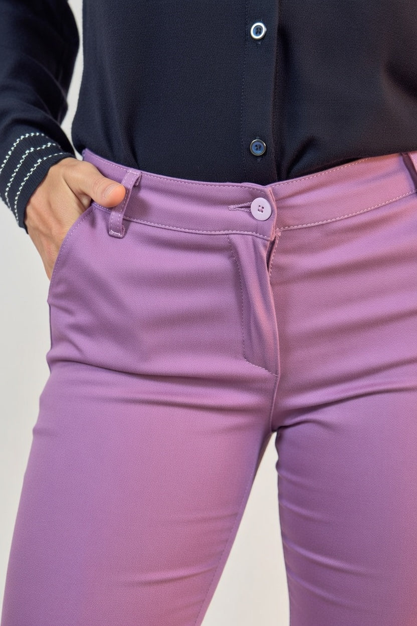 Pantalón Aline Violeta - Detalle