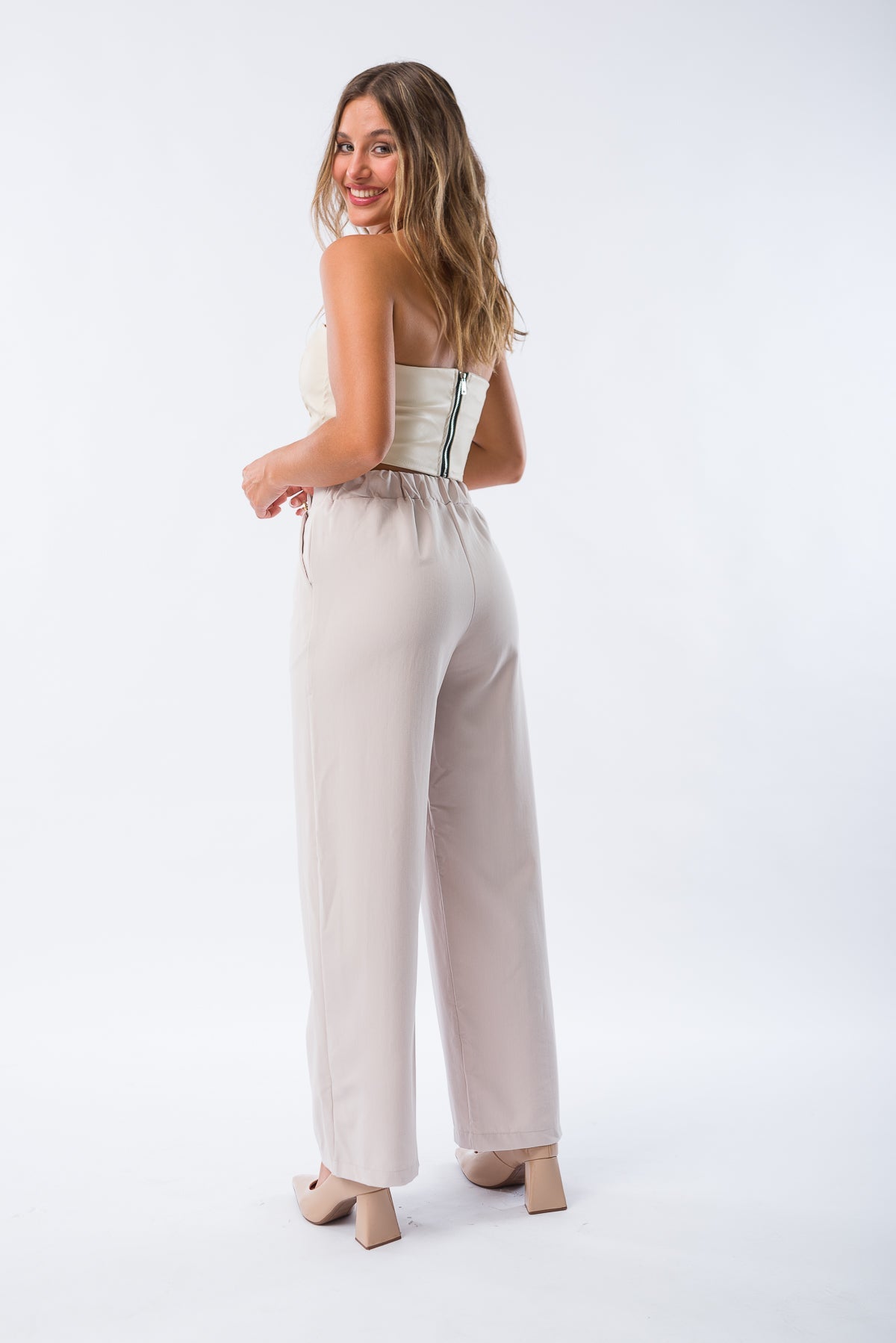 Pantalón Doré Beige - Viviana Méndez