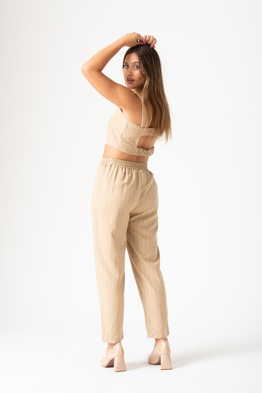 Pantalón Exe Beige - Viviana Méndez