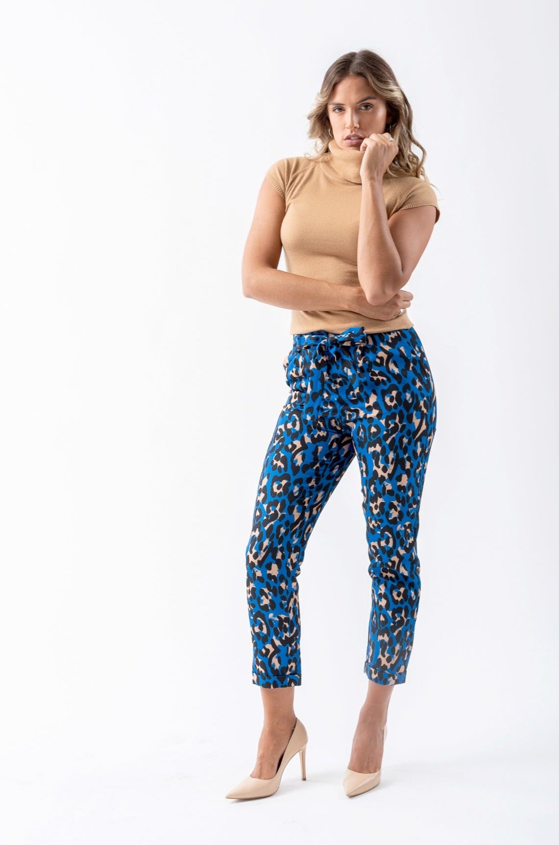 Pantalón Printé Azul - Viviana Méndez