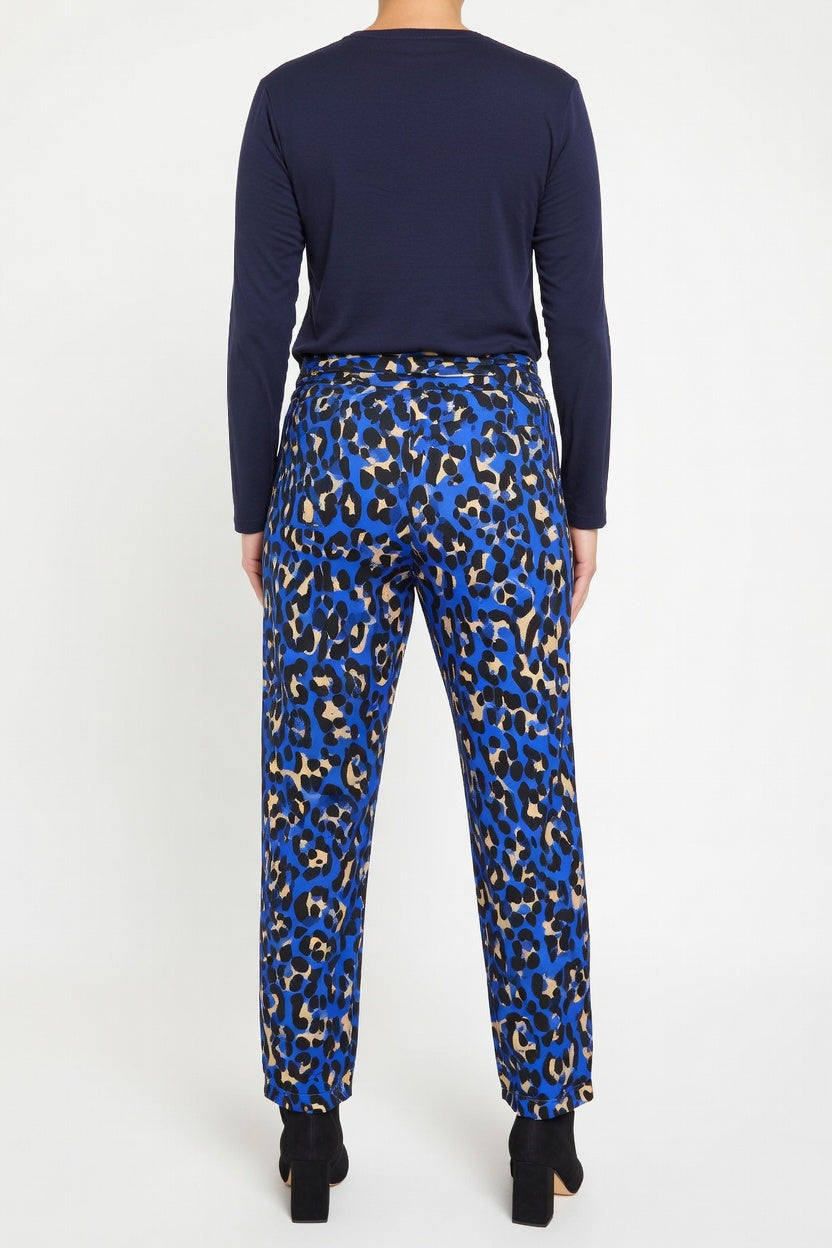 Pantalón Printé Azul - Atras