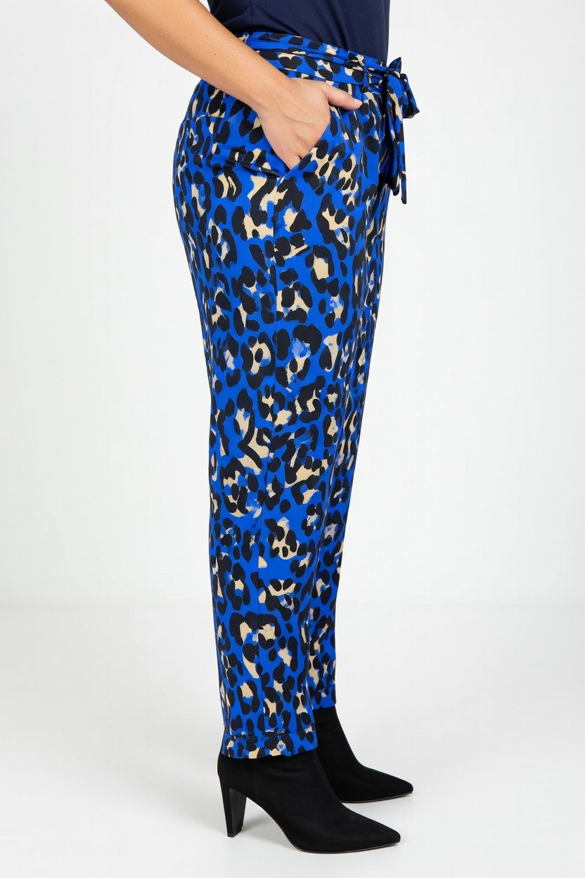 Pantalón Printé Azul - Costado