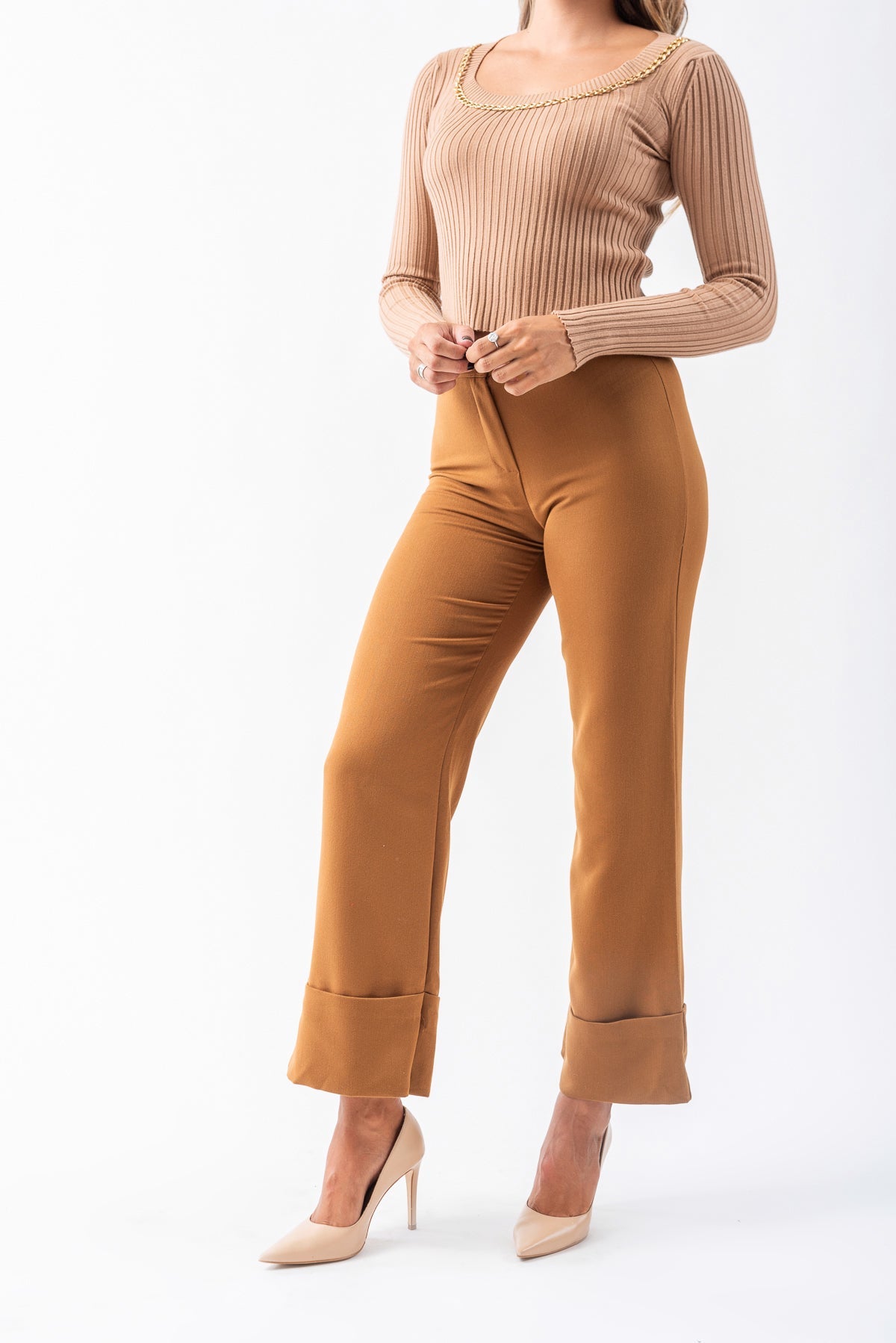 Pantalón Sastrero Camel - Viviana Méndez