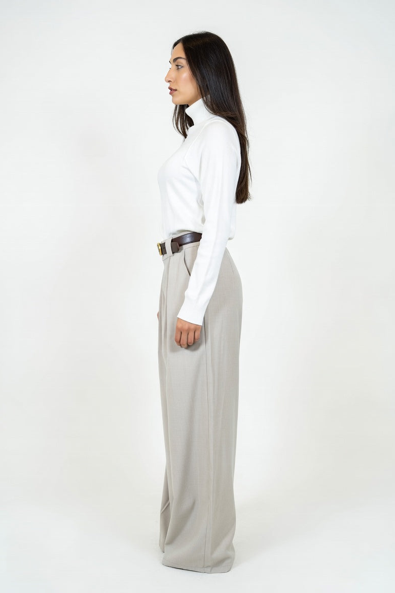 Pantalón Tessa Fango - Costado