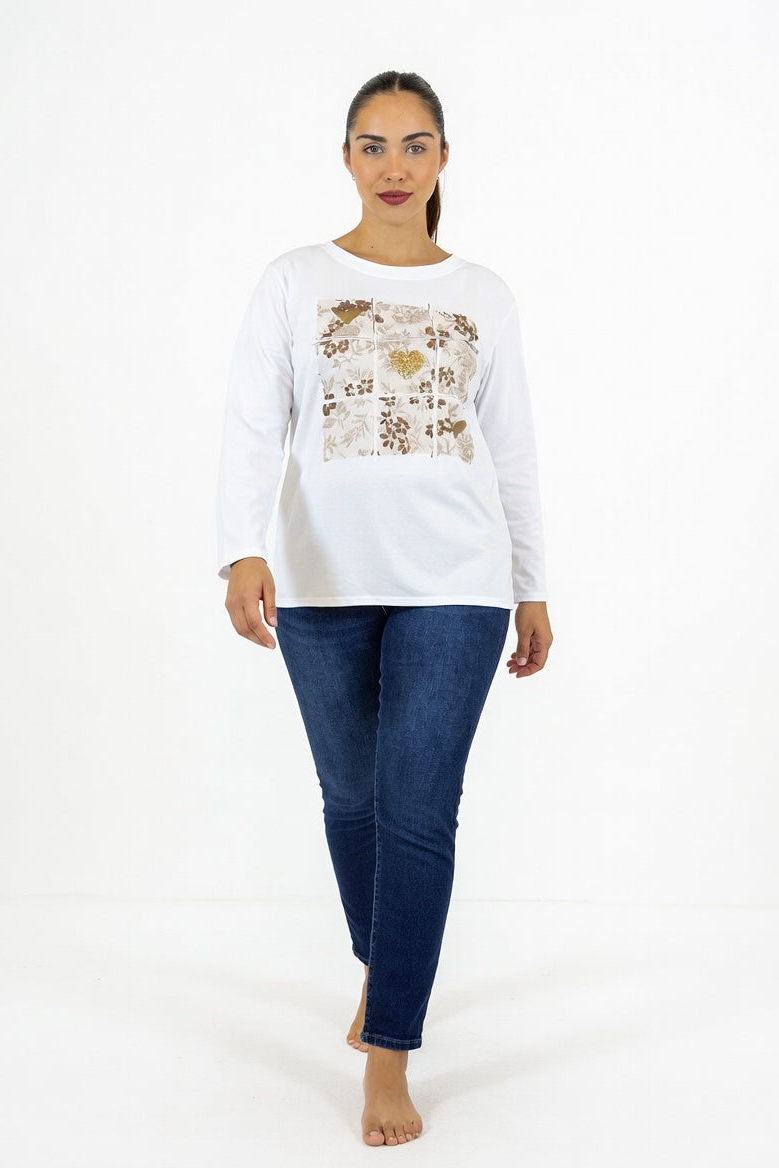 Remera Aura Rosa/Oro - Walking