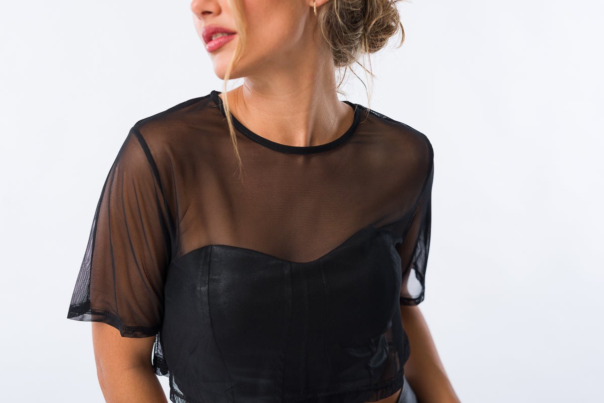 Viviana Méndez - Remera Fancy Negro - Remeras