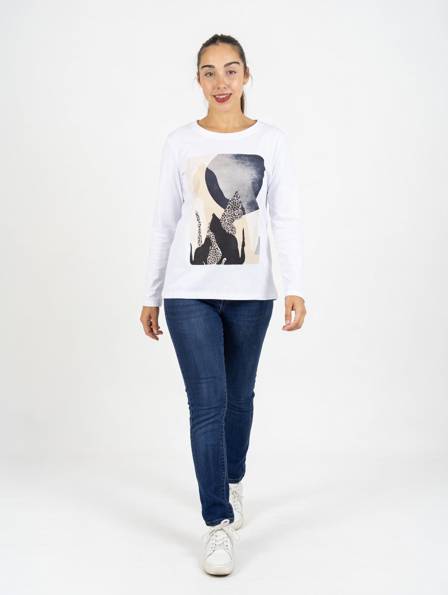 Remera Feli Azul Marino - Walking