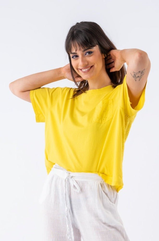 Remera Lupe - Amarilla - Viviana Méndez