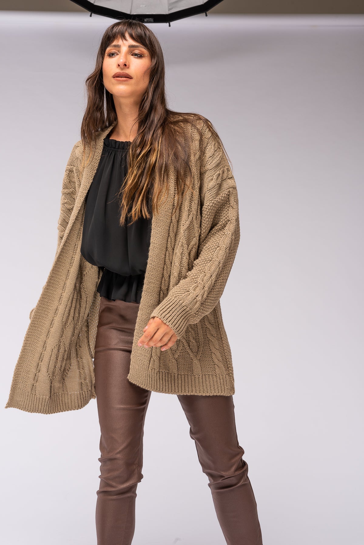 Saco Nappa Camel - Viviana Méndez