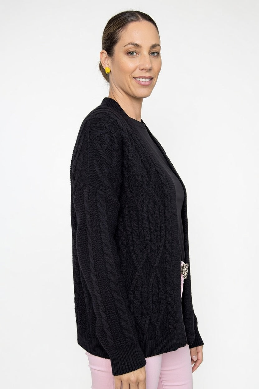 Saco Nappa Negro - Costado