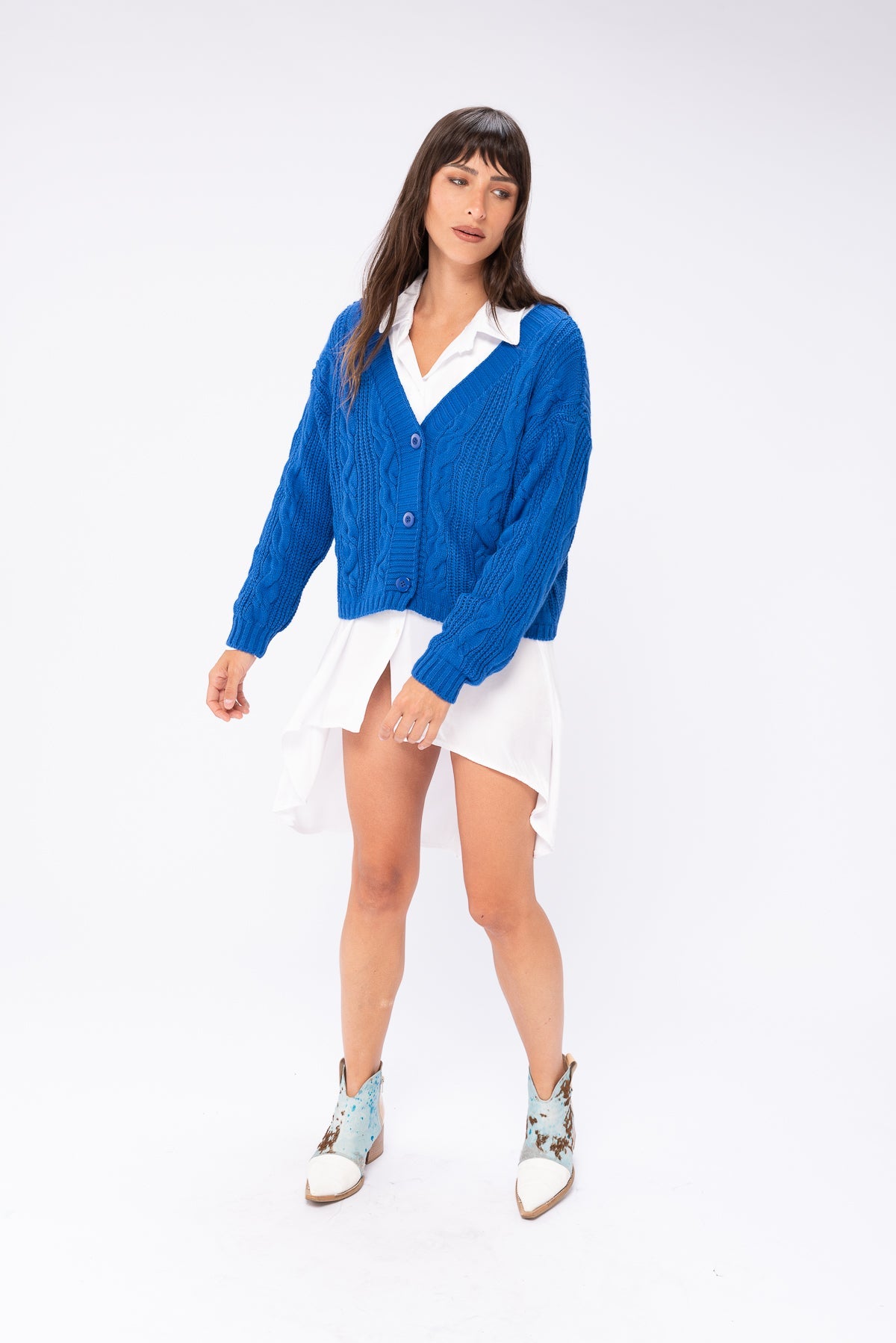 Saco Trend Azul - Viviana Méndez