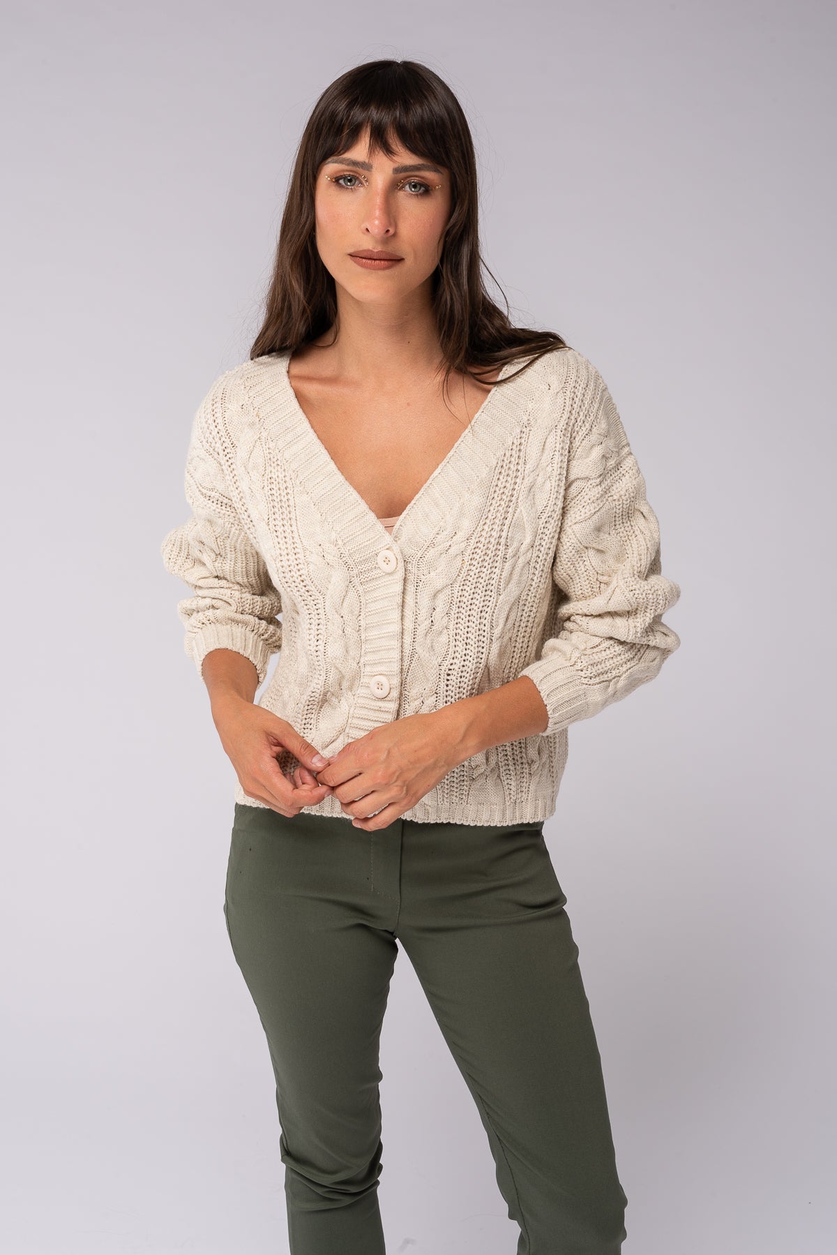 Saco Trend Beige - Viviana Méndez