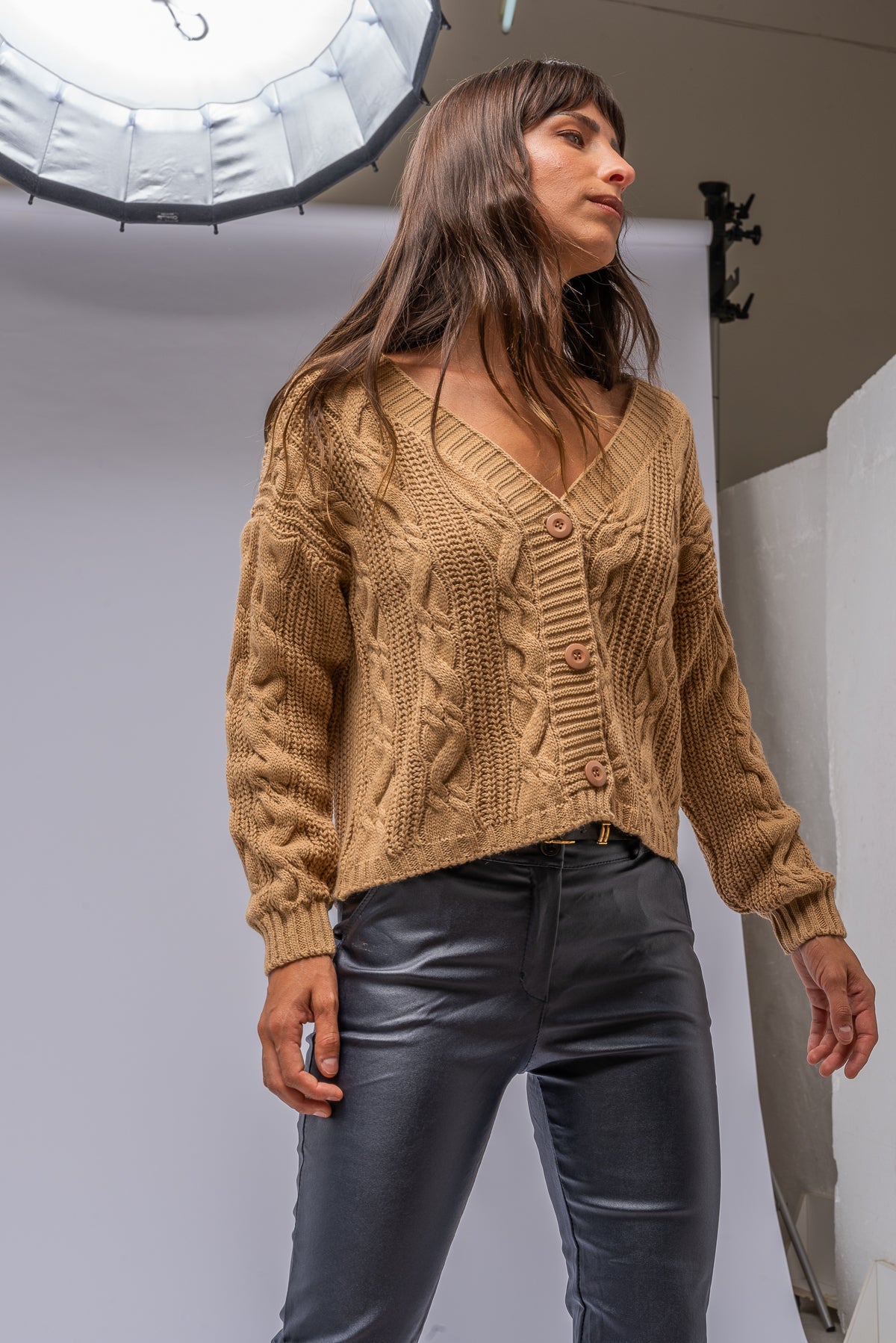 Saco Trend Camel - Viviana Méndez