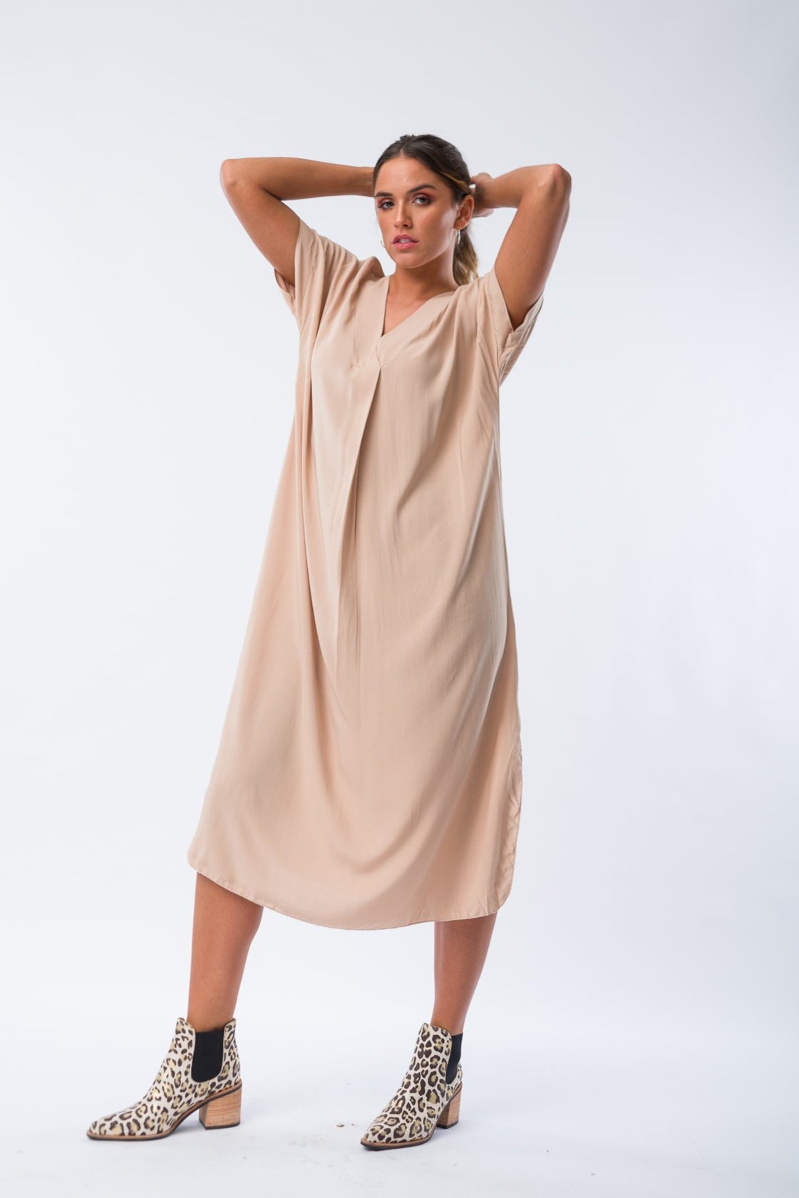 Vestido Julia Beige