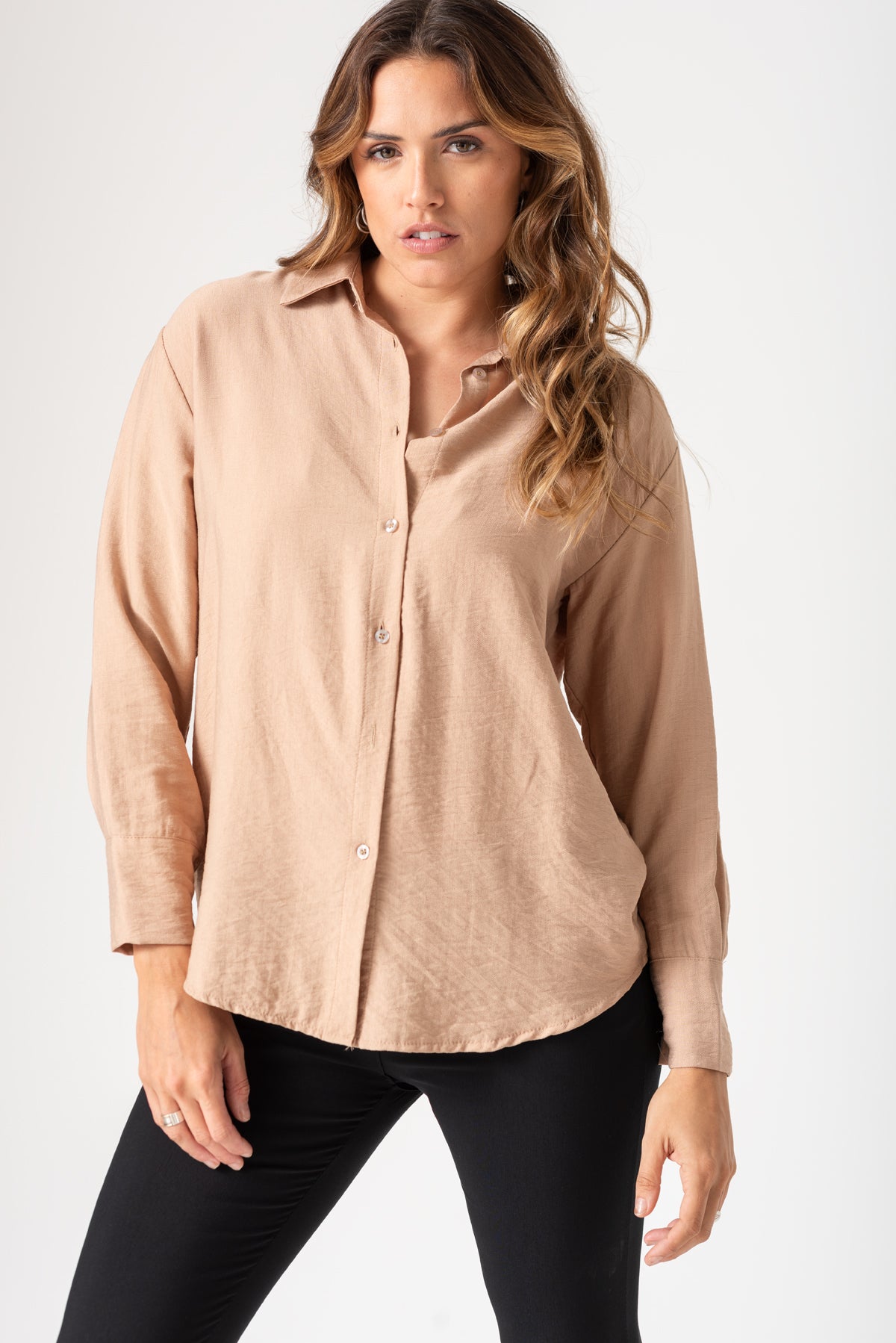 Camisa Gala - Camel