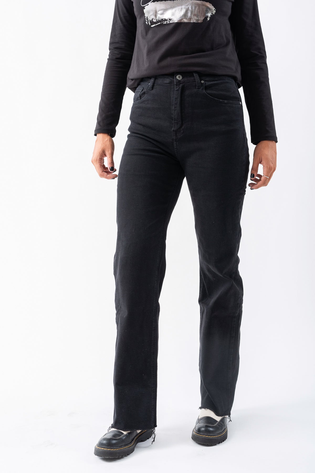 Jeans Ancho Negro