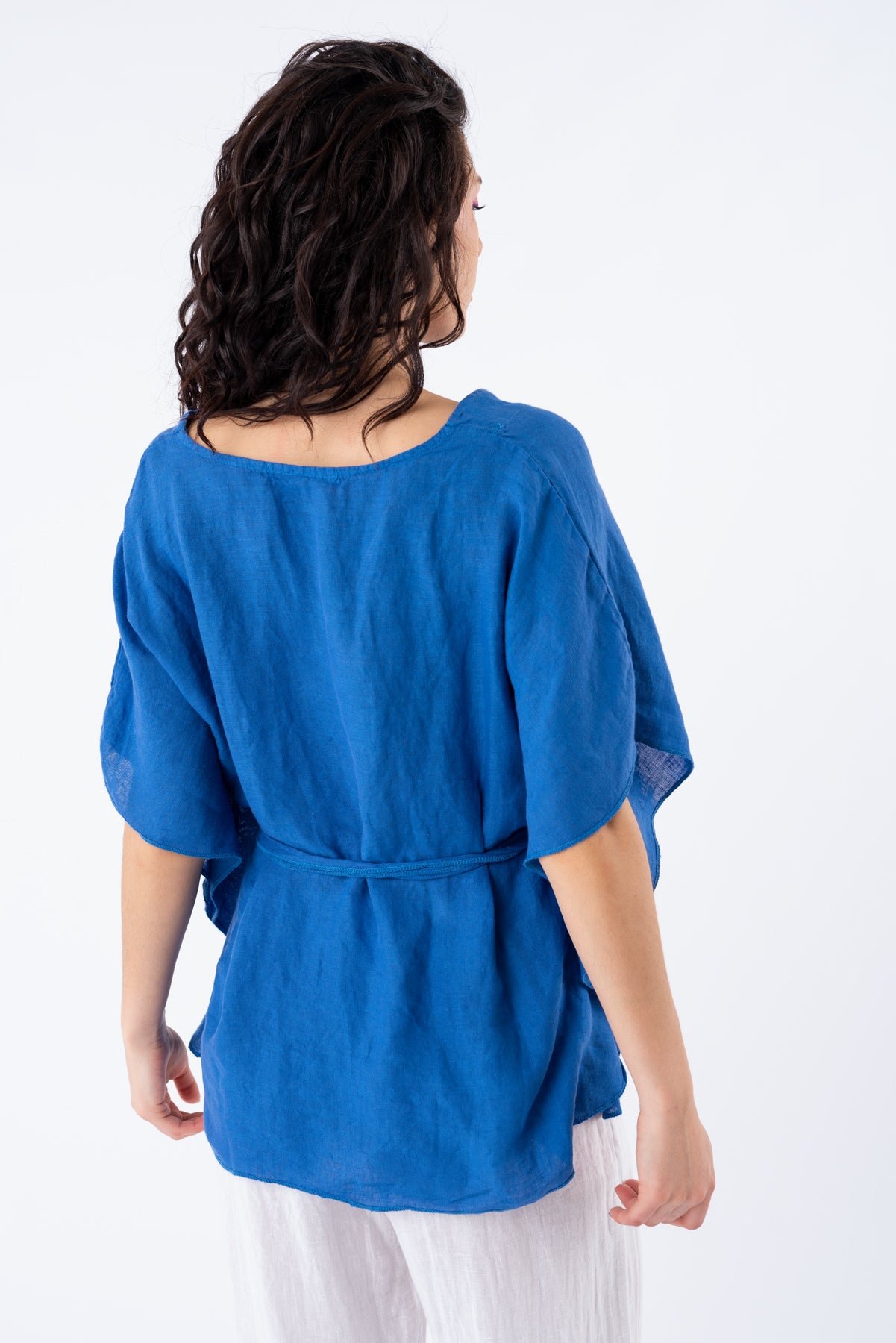 Blusa Positano Azul | Blusas, Camisas y Remeras | Viviana Méndez - Blusa Positano Azul - Viviana Méndez