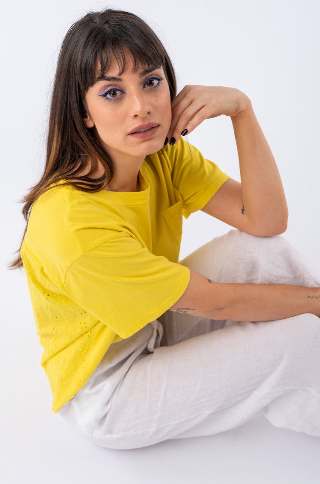 Remera Lupe - Amarilla | Blusas, Camisas y Remeras | Viviana Méndez - Remera Lupe Amarilla - Viviana Méndez