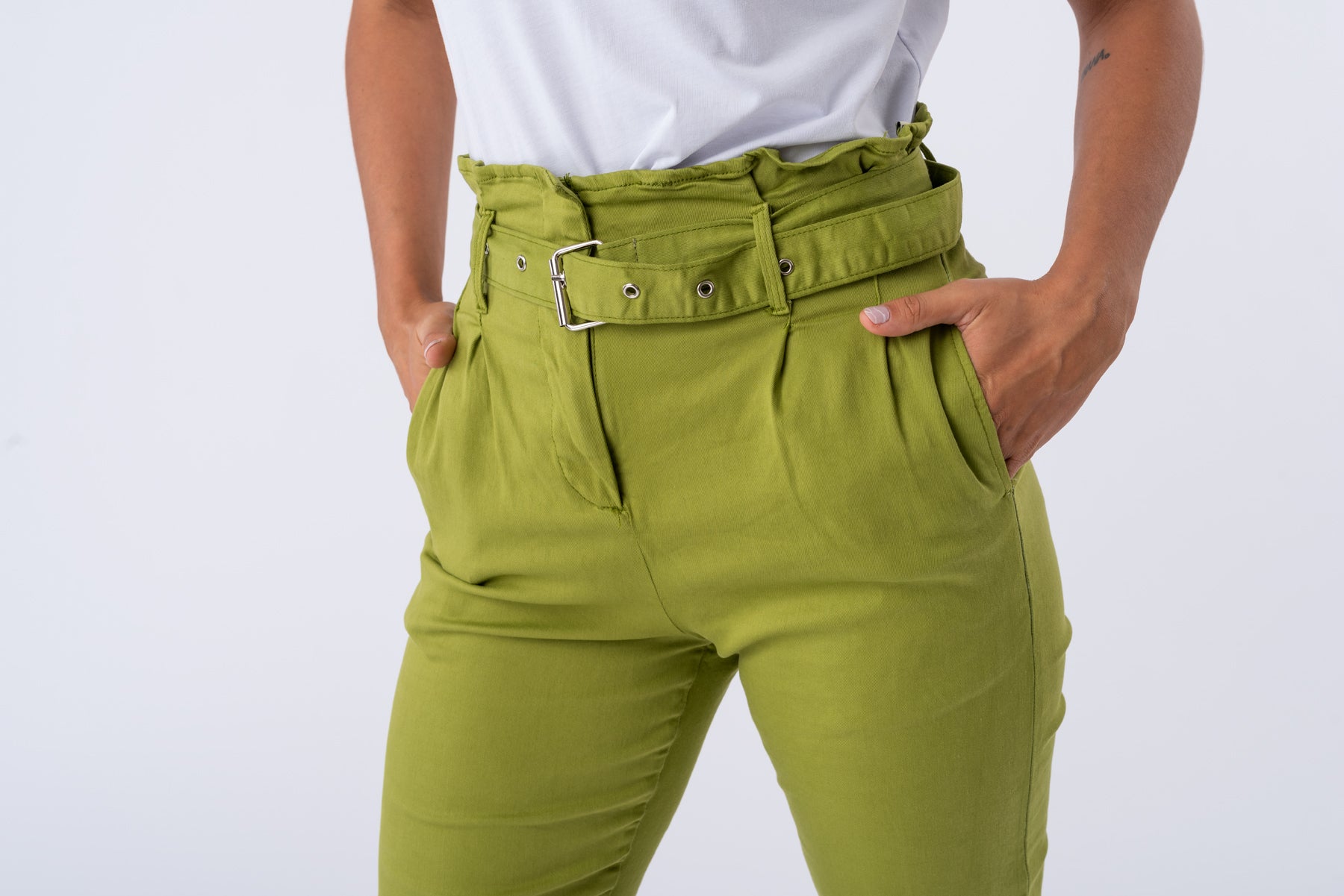Pantalón Lore Verde | Pantalones | Viviana Méndez - Pantalón Lore Verde - Viviana Méndez