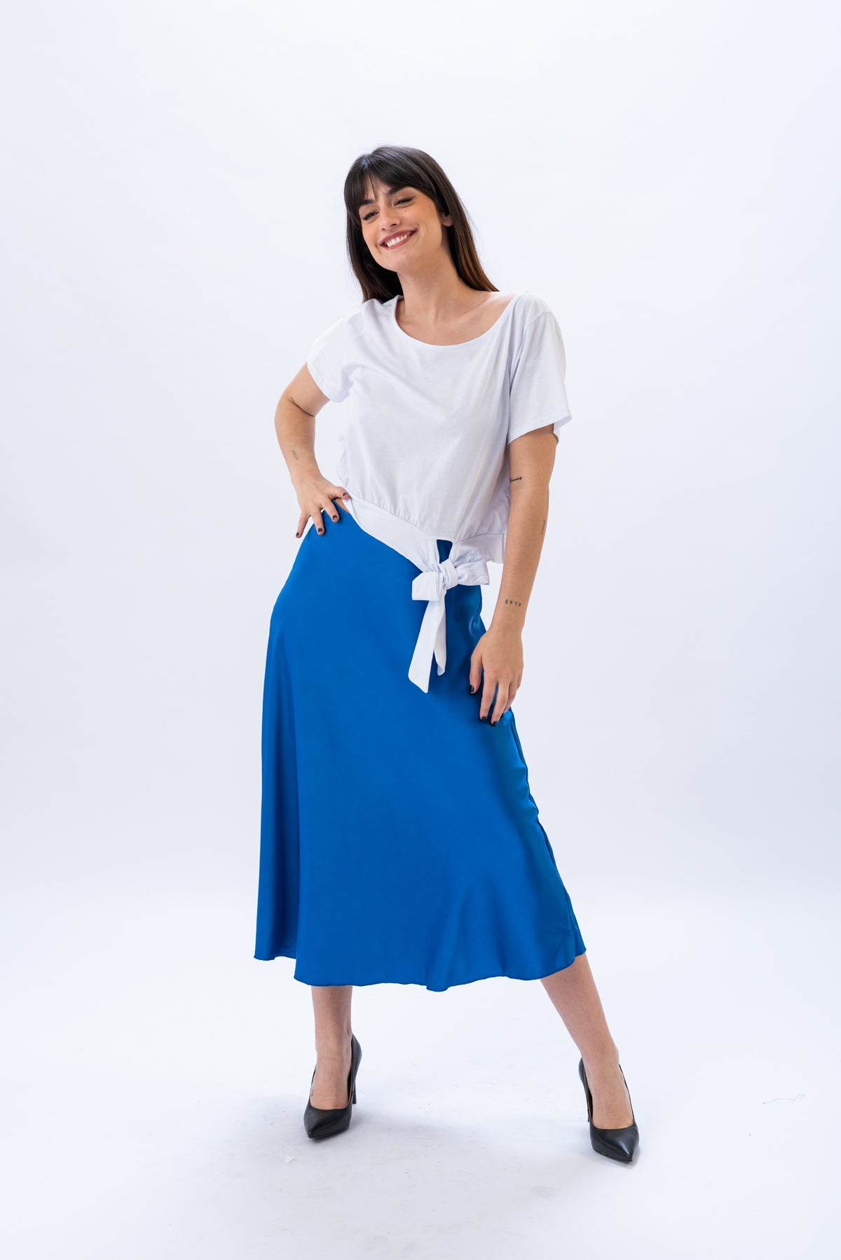 Remera Nodo - Blanca | Blusas, Camisas y Remeras | Viviana Méndez - Remera Nodo Blanca - Viviana Méndez